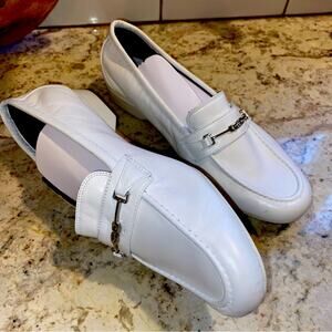 Jacques Loup $399 Italian Leather Horse Bit Loafer Moratti Yacht Boat Moc 40=9.5